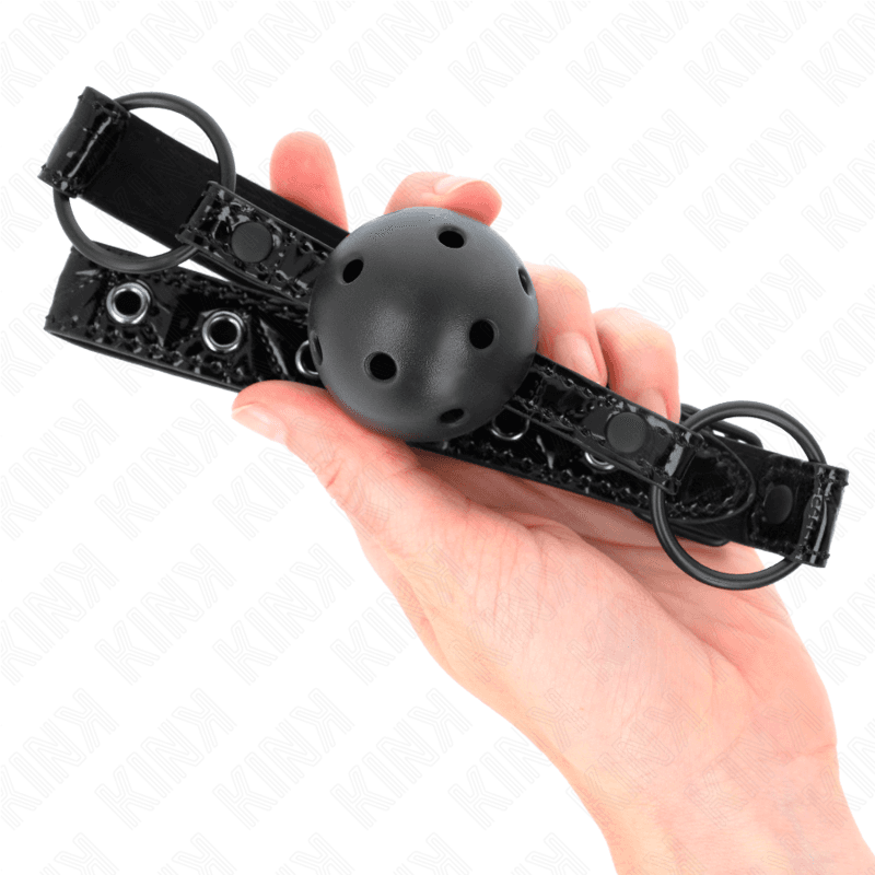 KINK - DIAMOND PATTERN BALL 4.5 CM GAG MODEL 3 64.5 CM ADJUSTABLE 42-60 CM thumb 4