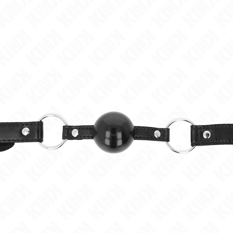 KINK - BLACK TPE BALL 4 CM GAG 60 x 2 CM thumb 3