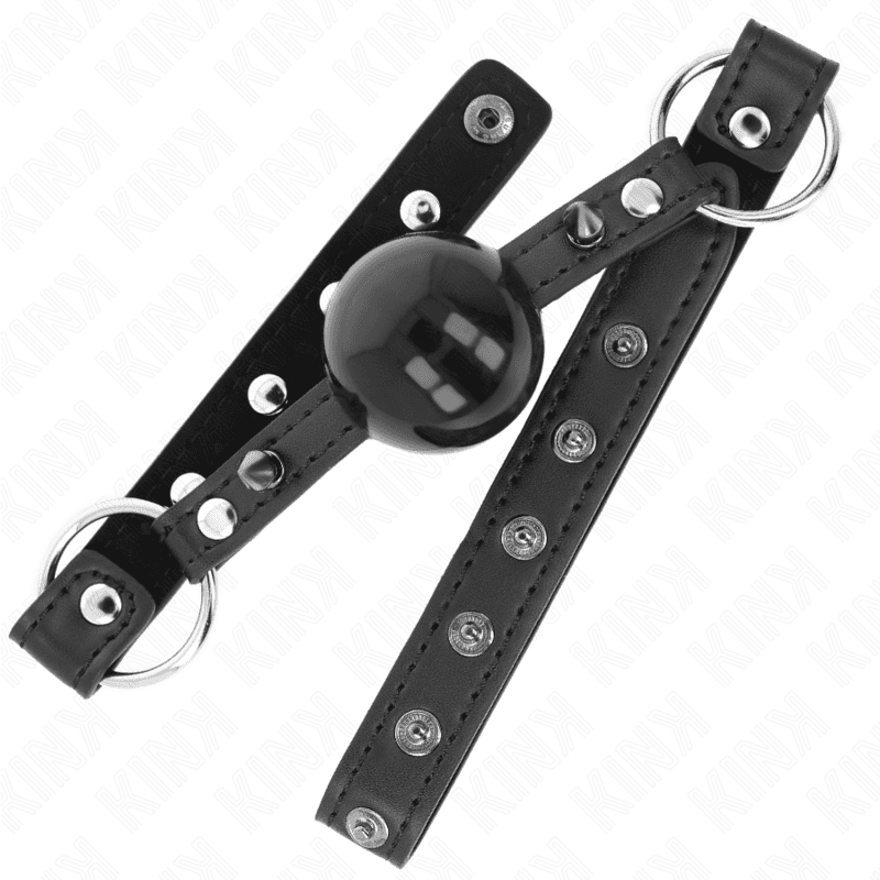KINK - BALL 4 CM GAG WITH TIP RIVET AND SNAP LOCK 65 x 2 CM thumb 2
