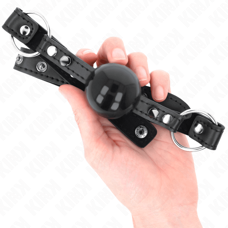 KINK - BALL 4 CM GAG WITH TIP RIVET AND SNAP LOCK 65 x 2 CM thumb 4