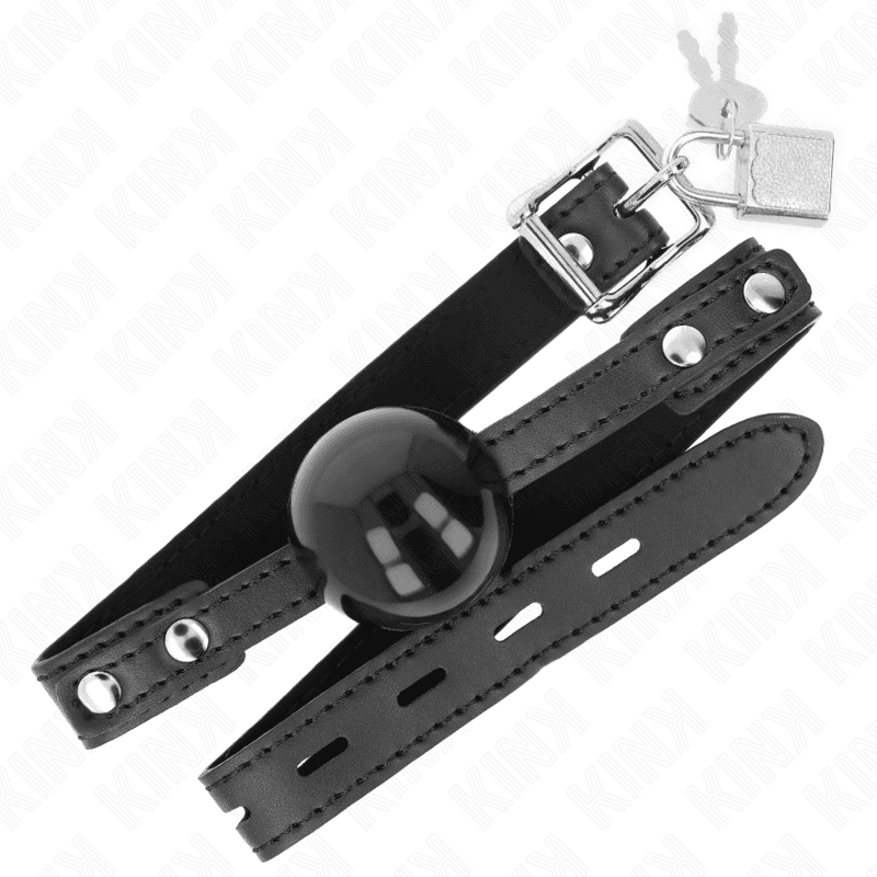 KINK - SOFT TPE BALL 4 CM GAG MODEL 3 60 x 2 CM ADJUSTABLE 37-52 CM thumb 2