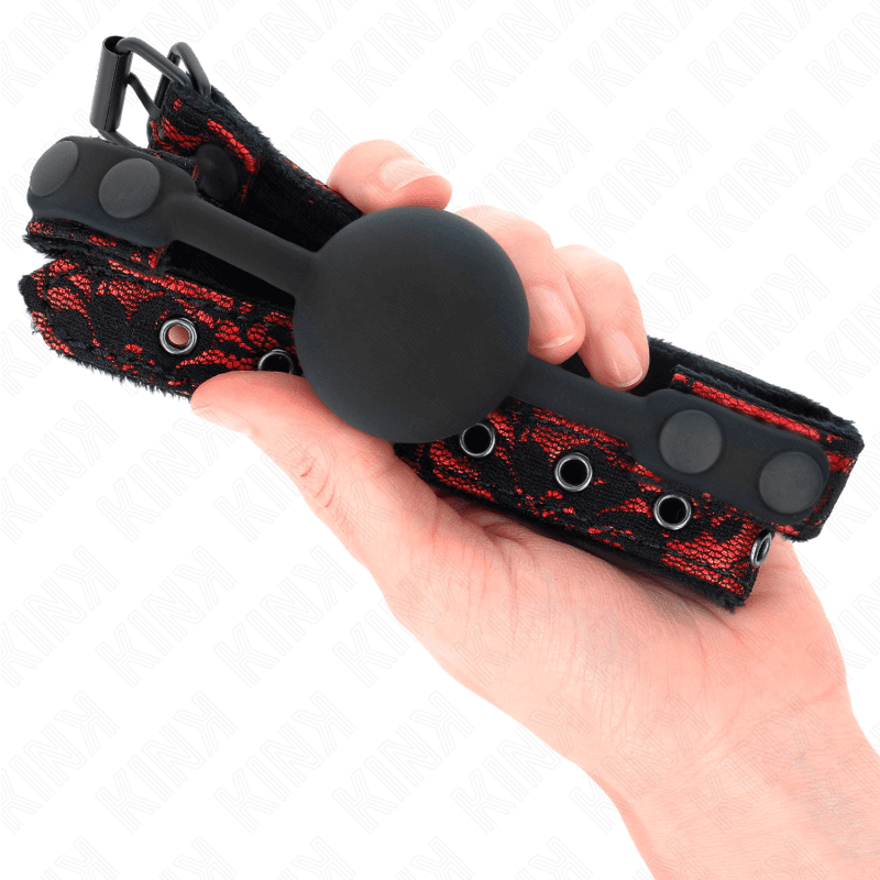 KINK - SCANDAL SILICONE BALL 4 CM GAG MODEL 1 65 x 2 CM thumb 4