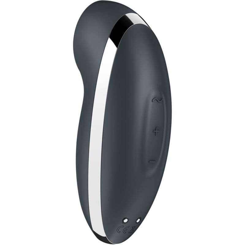SATISFYER - TAP & CLIMAX 2 VIBRATOR & STIMULATOR GREY thumb 4
