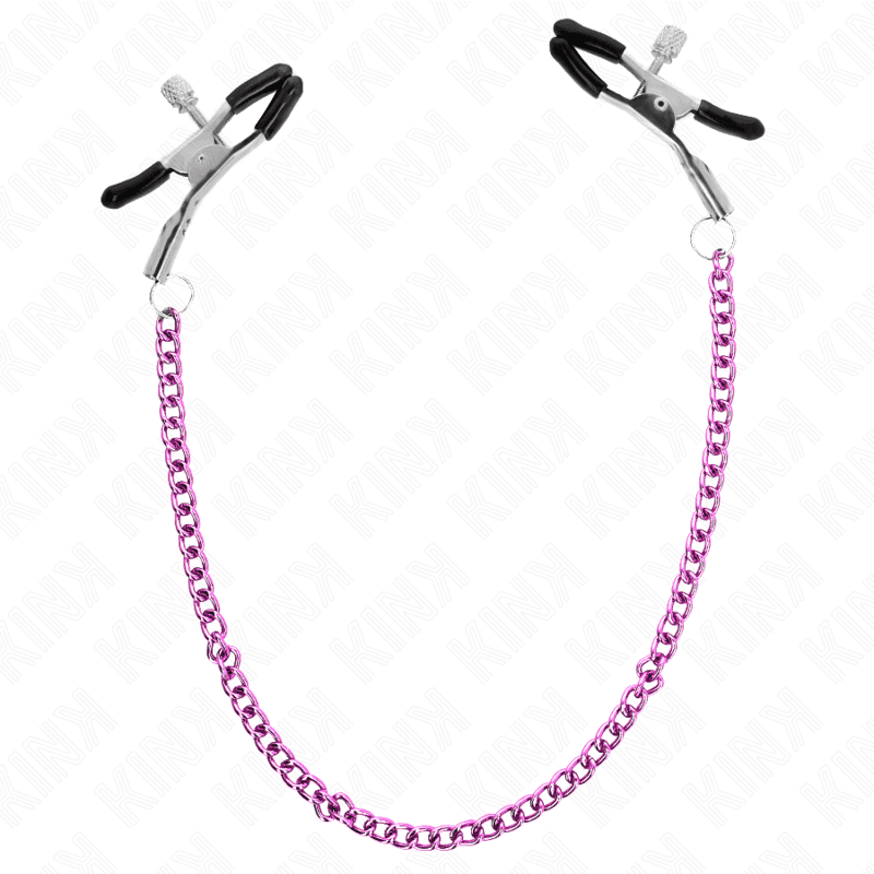 KINK - CHAIN NIPPLE CLAMPS PURPLE 30 CM thumb 3