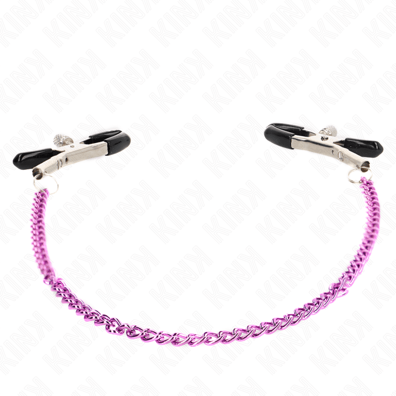 KINK - CHAIN NIPPLE CLAMPS PURPLE 30 CM thumb 4