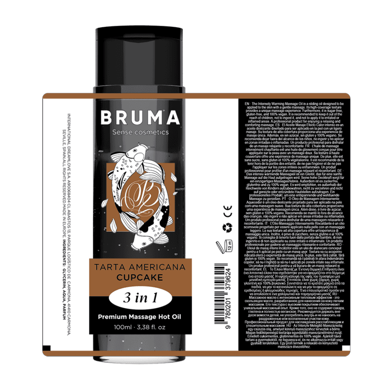 BRUMA - PREMIUM MASSAGE HOT OIL CUPCAKE 3 IN 1 - 100 ML thumb 5