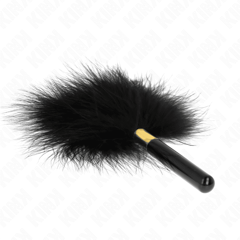 KINK - BLACK GOLD METAL TICKLE FEATHERS 18 CM thumb 3