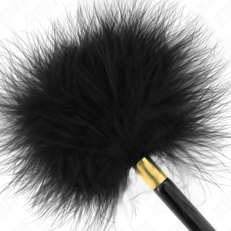 KINK - BLACK GOLD METAL TICKLE FEATHERS 18 CM thumb 4