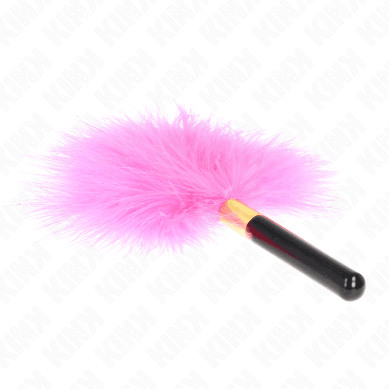 KINK - FUCHSIA GOLD METAL TICKLE FEATHERS 18 CM thumb 3