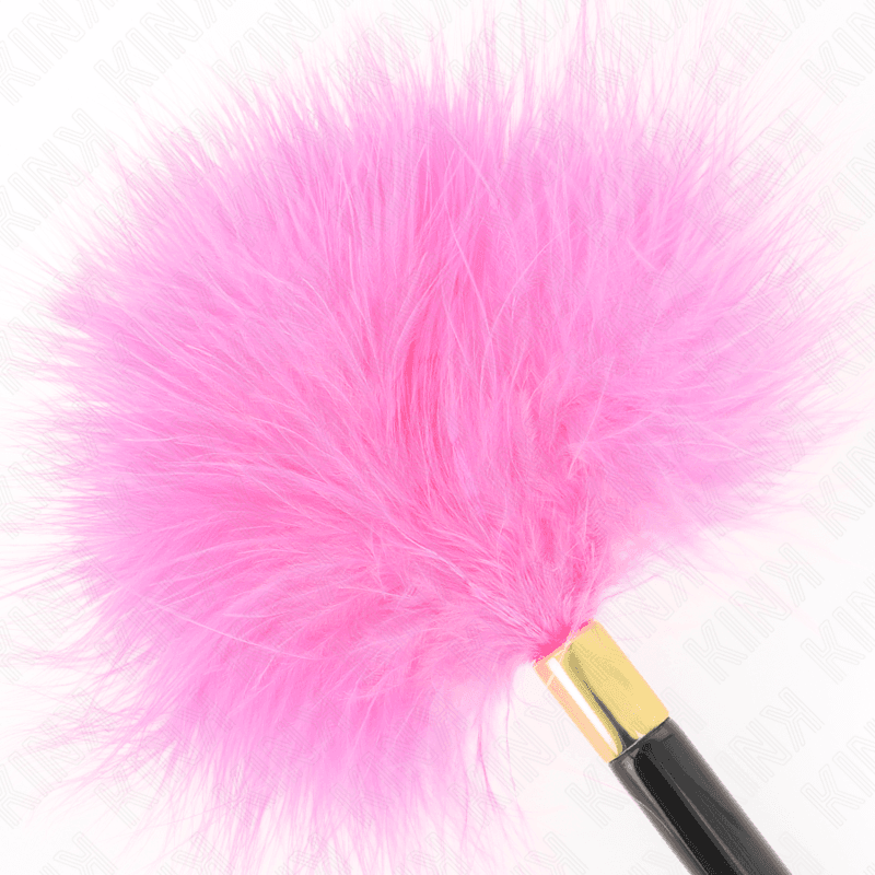 KINK - FUCHSIA GOLD METAL TICKLE FEATHERS 18 CM thumb 4