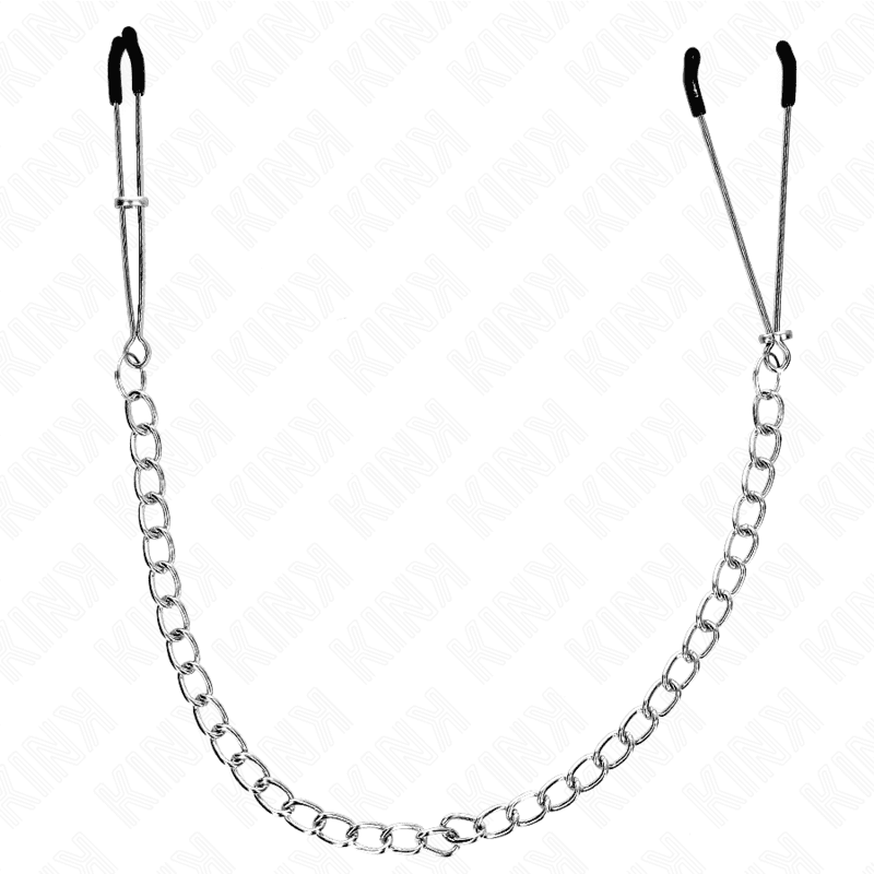 KINK - THIN NIPPLE CLAMPS WITH THICK CHAIN 30 CM thumb 2