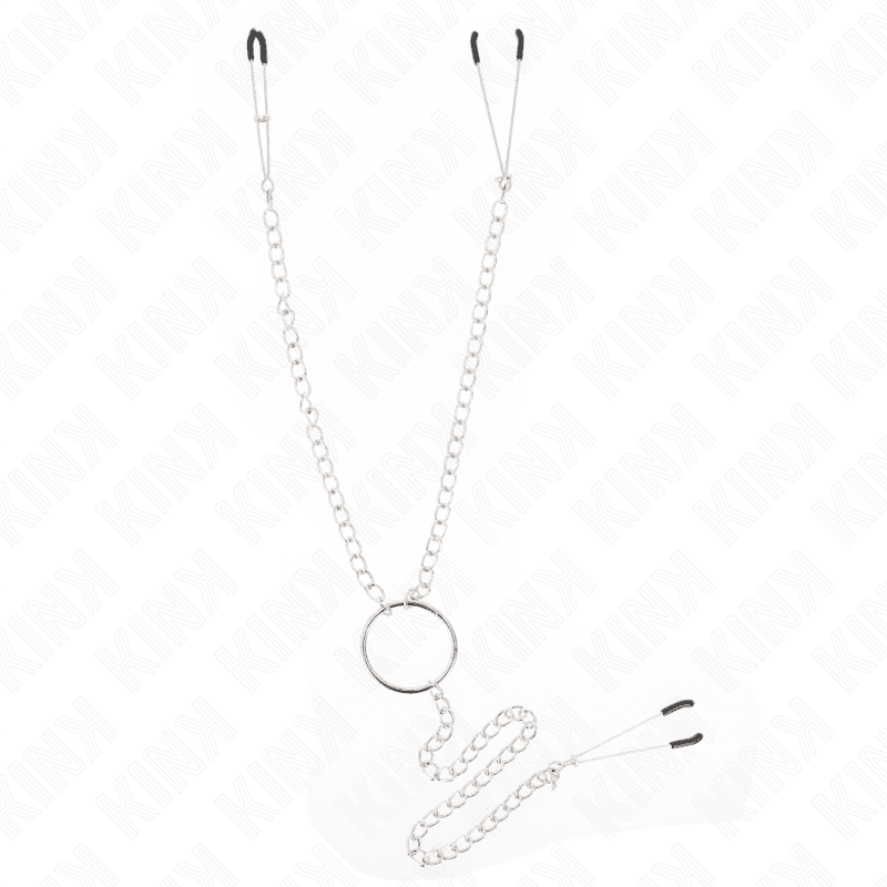 KINK - TRIPLE NIPPLE AND CLIT CLAMPS WITH CHAIN MODEL 1