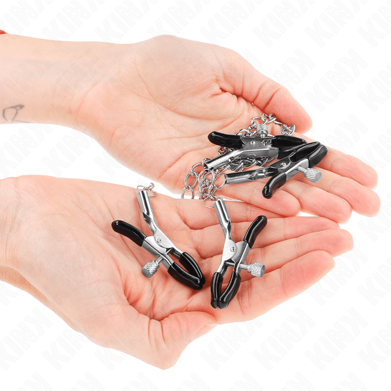KINK - 4 NIPPLE AND CLIT CLAMPS ADJUSTABLE SILVER thumb 3