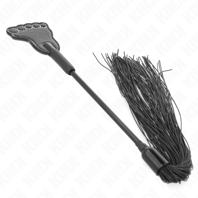 KINK - FOOT SHAPED PADDLE WITH TASSEL WHIP 31 CM thumb 2
