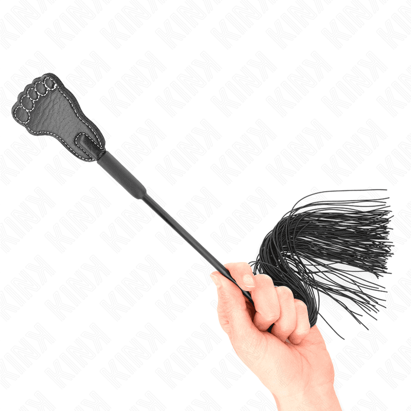 KINK - FOOT SHAPED PADDLE WITH TASSEL WHIP 31 CM thumb 4
