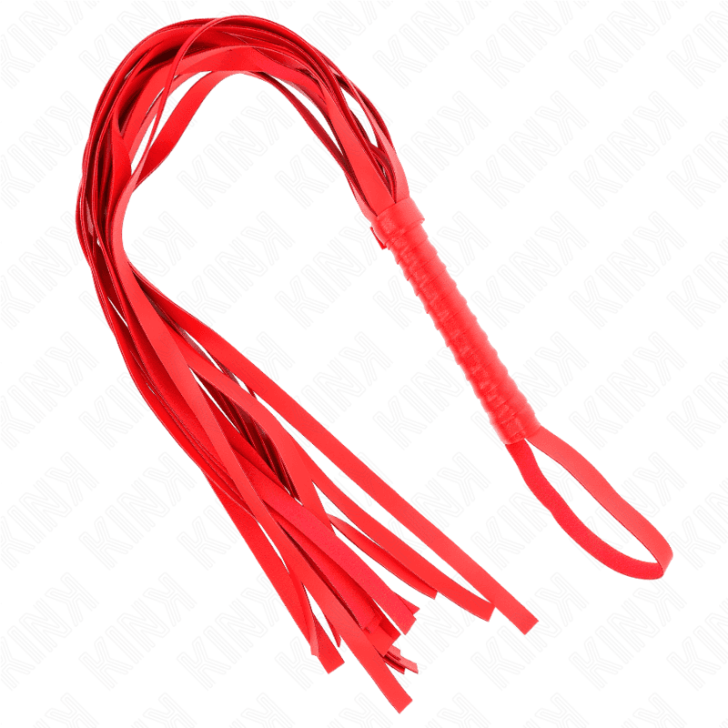 KINK - RED SHORT HANDLE LONG TAIL WHIP 70 CM thumb 2