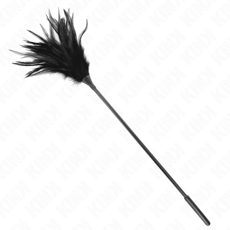 KINK - MULTIPLE BLACK TICKLE FEATHERS 45 CM thumb 2