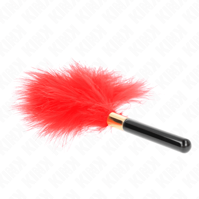 KINK - RED GOLD METAL TICKLE FEATHERS 18 CM thumb 3