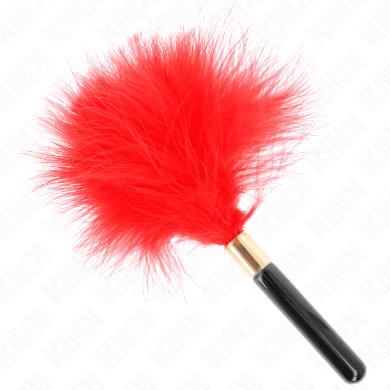KINK - RED GOLD METAL TICKLE FEATHERS 18 CM thumb 2