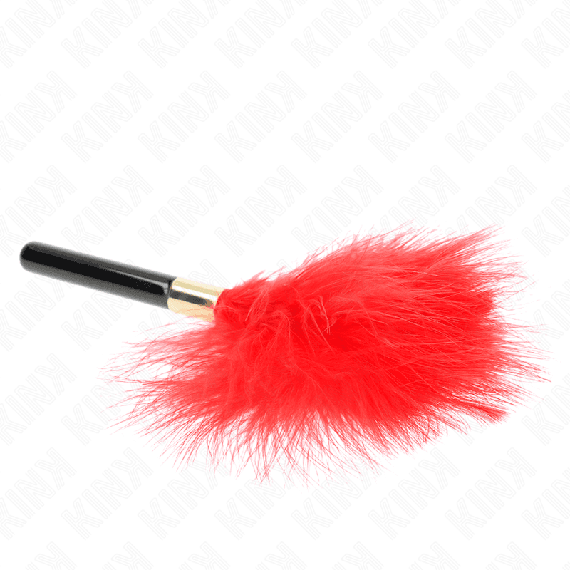 KINK - RED GOLD METAL TICKLE FEATHERS 18 CM thumb 4