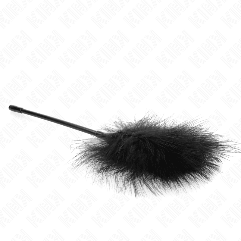 KINK - BLACK TICKLE FEATHERS USED FOR THE BONDAGE KIT 27 CM thumb 3