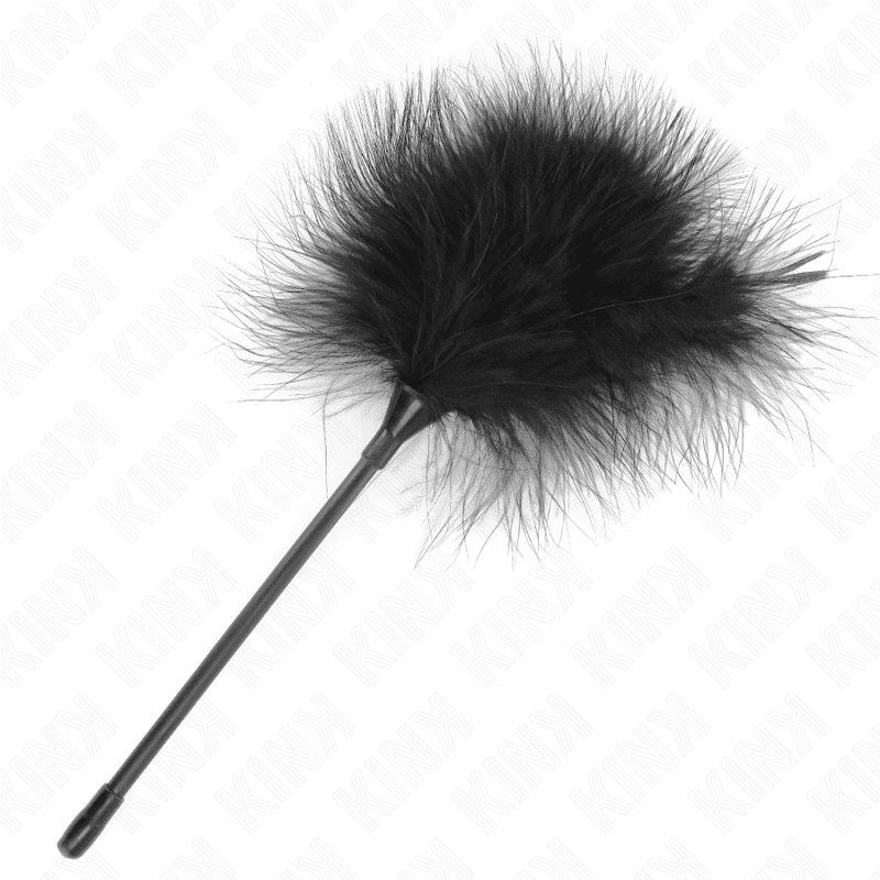 KINK - BLACK TICKLE FEATHERS USED FOR THE BONDAGE KIT 27 CM thumb 2