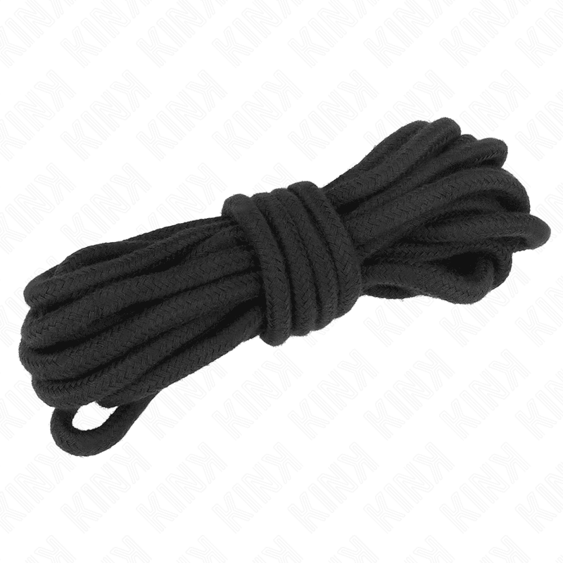 KINK - COTTON ROPE 10 METER BLACK thumb 2