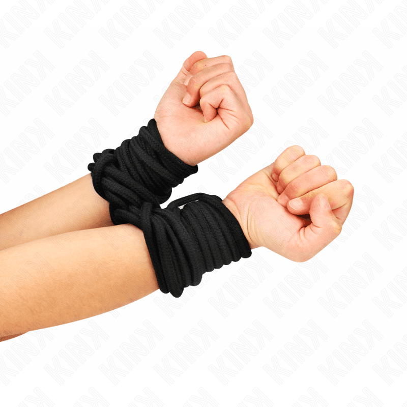KINK - COTTON ROPE 10 METER BLACK thumb 4