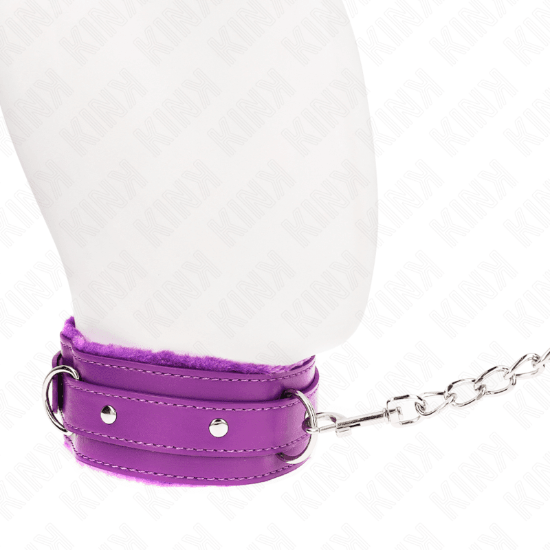 KINK - COLLAR WITH LEASH 65 CM WITH RESTRICTIONS PURPLE 36-42 CM X 5.5 CM thumb 4
