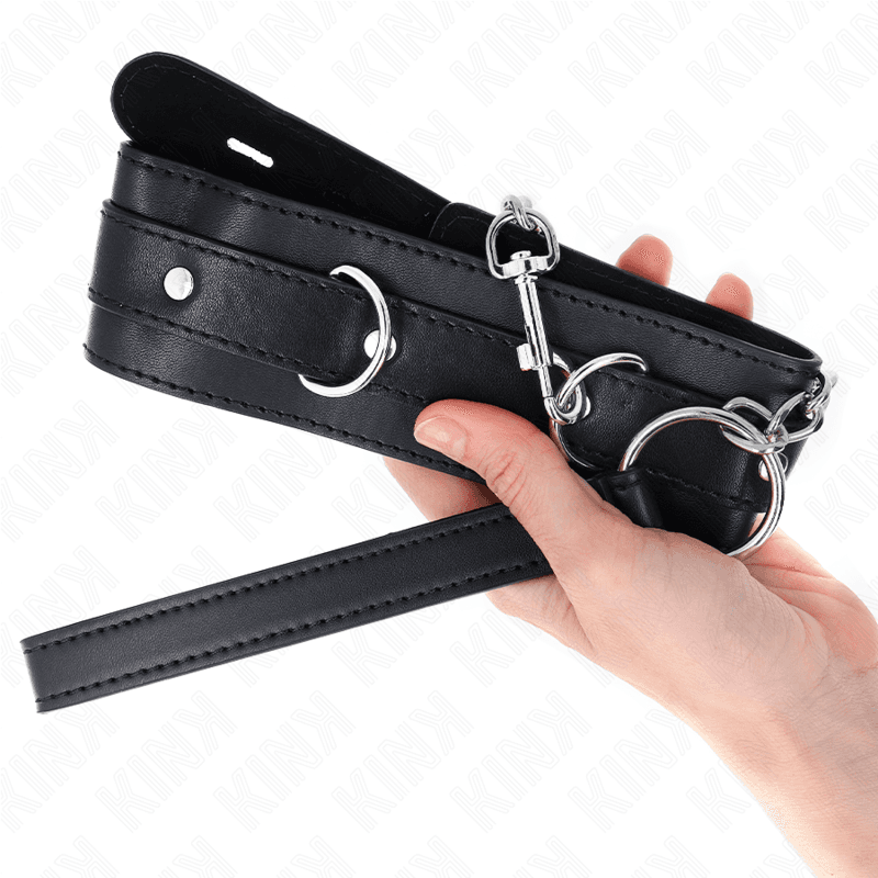 KINK - COLLAR WITH BELT 65 CM WITH STRAP BLACK 54 X 4.5 CM thumb 4