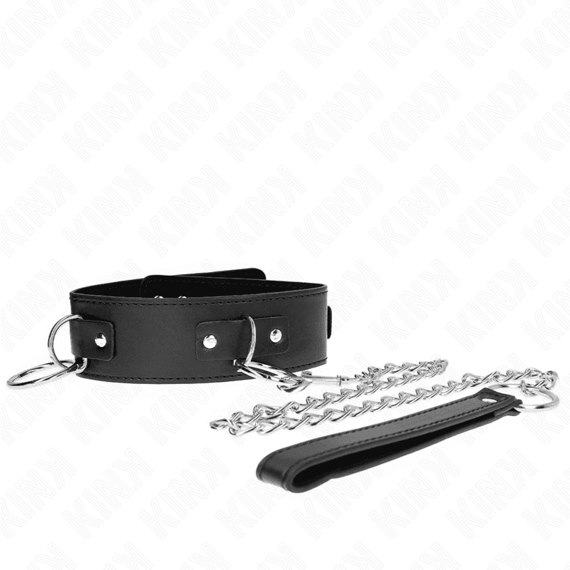 KINK - NECKLACE WITH LEASH 65 CM 3 RING MODEL 2 ADJUSTABLE 36-43 CM X 5 CM thumb 3