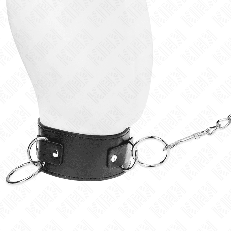KINK - NECKLACE WITH LEASH 65 CM 3 RING MODEL 2 ADJUSTABLE 36-43 CM X 5 CM thumb 4