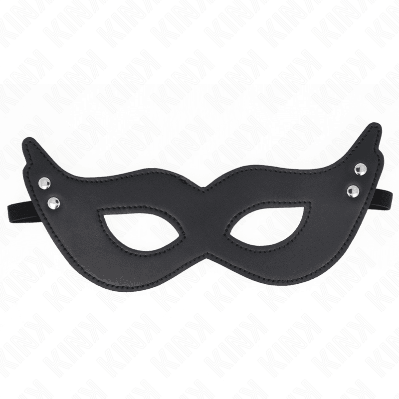 KINK - LEATHERETTE MASK WITH RIVETS MODEL 1 26 x 8 CM thumb 3