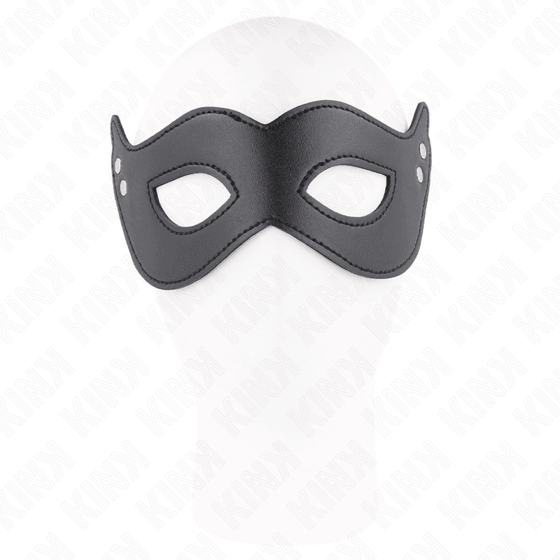 KINK - LEATHERETTE MASK WITH RIVETS MODEL 1 26 x 8 CM thumb 2