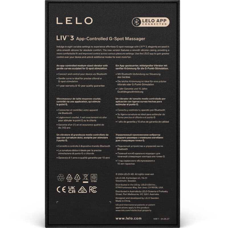 LELO - LIV™ 3 G-SPOT STIMULATOR PINK thumb 4