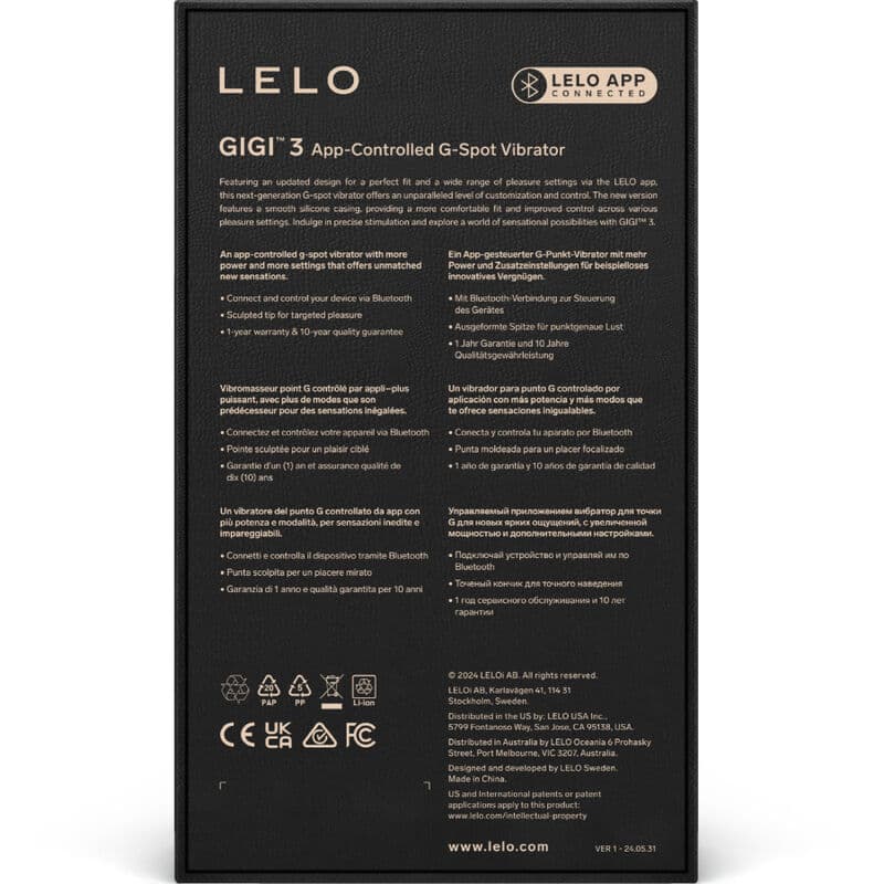 LELO - GIGI™ 3 G-SPOT VIBRATOR BLUE thumb 4