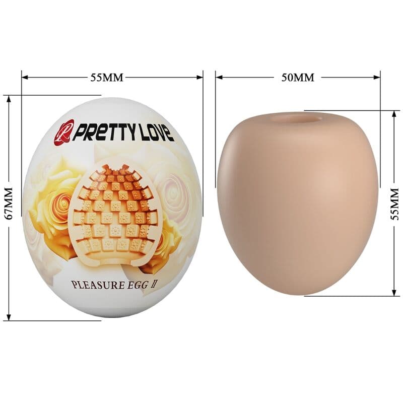 PRETTY LOVE - MALE MASTURBATOR EGG FLESH thumb 7