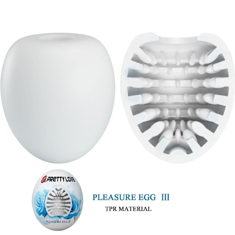PRETTY LOVE - MALE MASTURBATOR EGG WHITE thumb 7