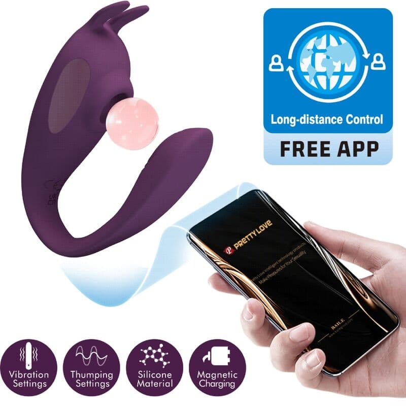 PRETTY LOVE - SHEY STIMULATOR & VIBRATOR FREE APP LONG DISTANCE PURPLE thumb 8