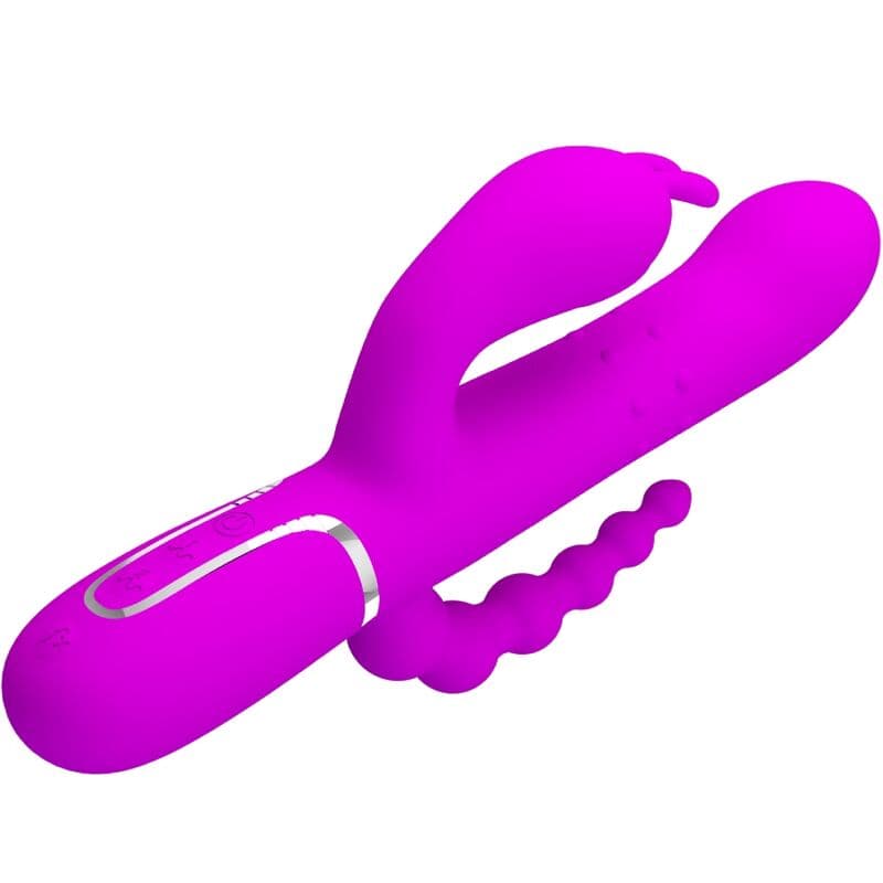 PRETTY LOVE - CAMMY TRIPLE VIBRATOR MULTIFUNCTION 4 IN 1 PINK thumb 4