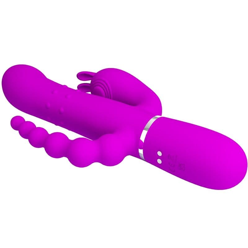 PRETTY LOVE - CAMMY TRIPLE VIBRATOR MULTIFUNCTION 4 IN 1 PINK thumb 5