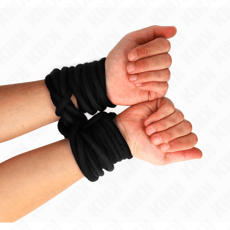 KINK - COTTON ROPE 5 METER BLACK thumb 3