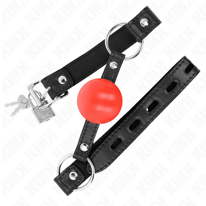 KINK - RED TPE BALL 4 CM GAG 60 x 2 CM thumb 2