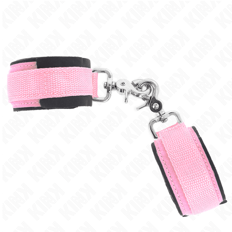 KINK - ADJUSTABLE NEOPRENE WRIST RESTRAINTS PINK ADJUSTABLE 22-34 CM thumb 3