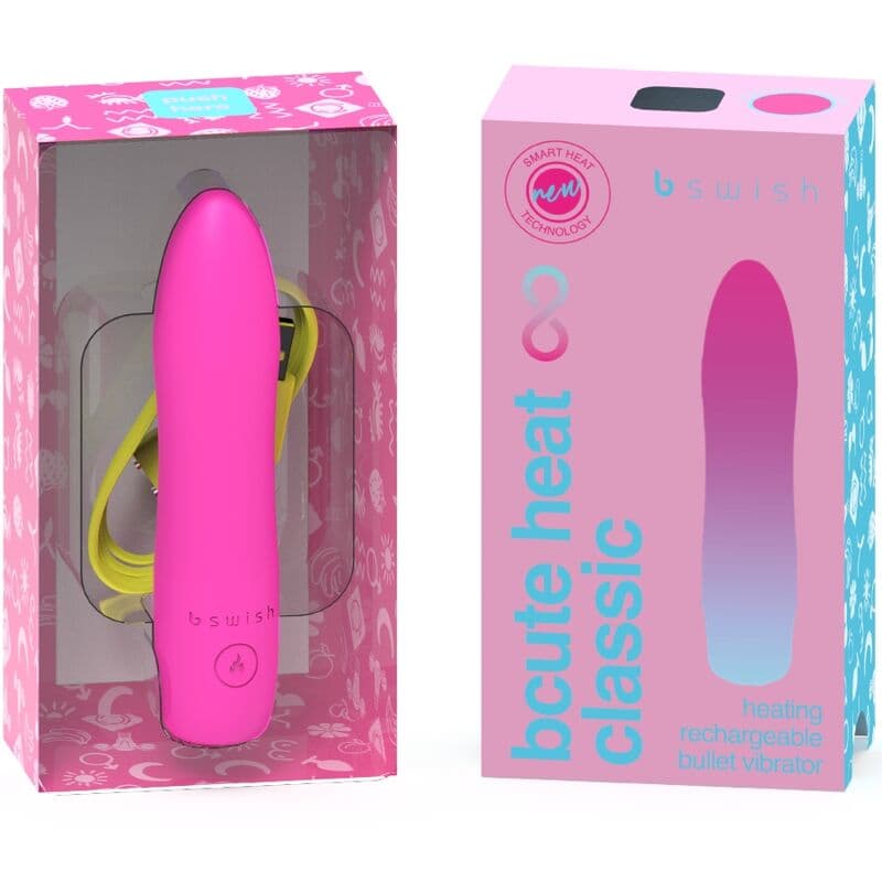 B SWISH - BCUTE INFINITE HEAT CLASSIC HEATABLE VIBRATOR PINK thumb 6