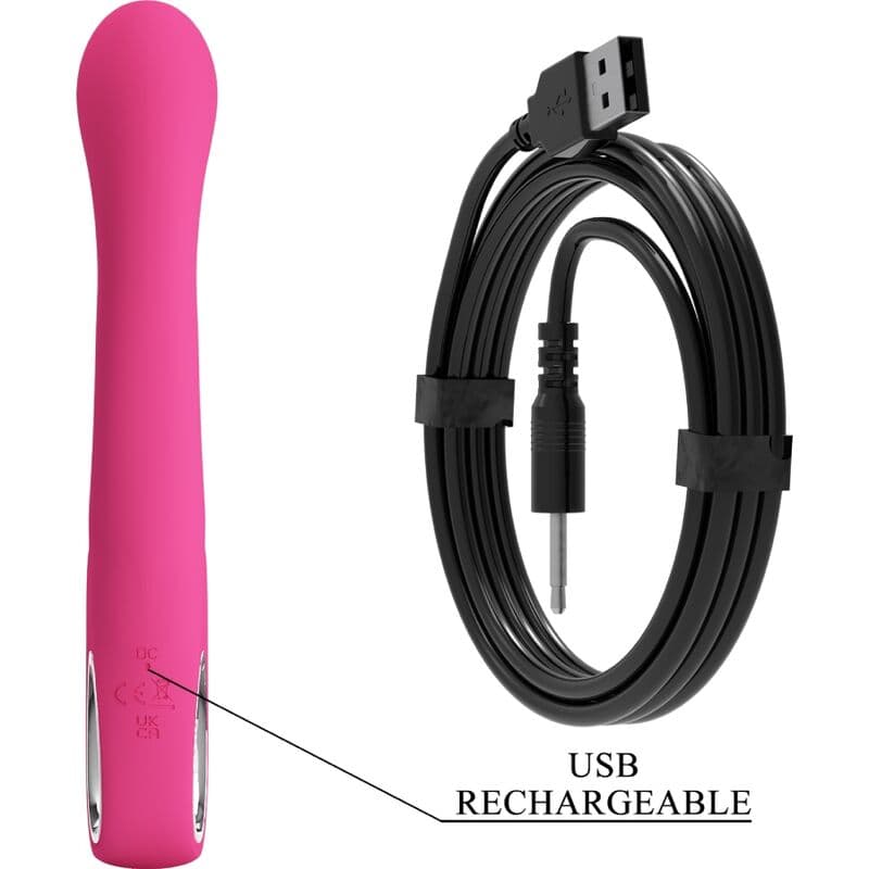 PRETTY LOVE - NOVAK RABBIT VIBRATOR 12 VIBRATIONS PINK thumb 8
