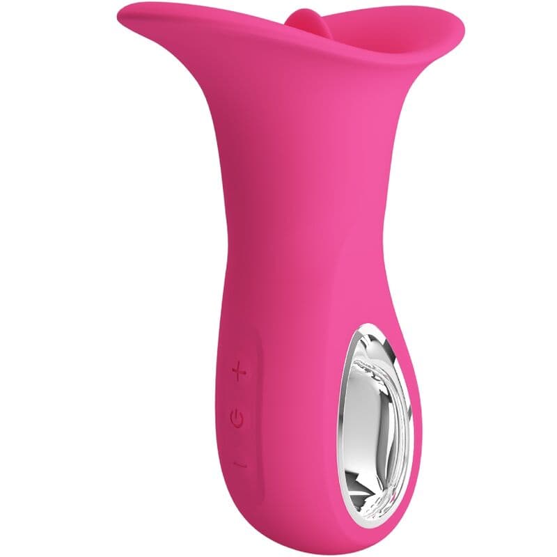 PRETTY LOVE - CLYDE ORAL VIBRATOR VIBRATING TONGUE 12 VIBRATIONS PINK thumb 3
