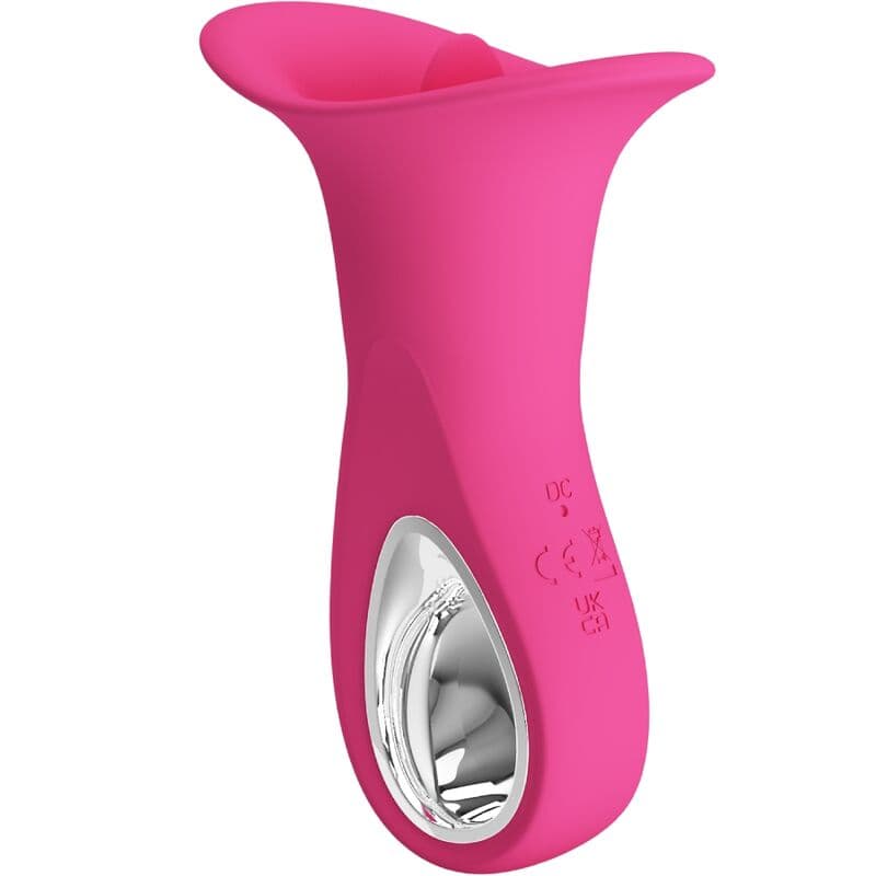 PRETTY LOVE - CLYDE ORAL VIBRATOR VIBRATING TONGUE 12 VIBRATIONS PINK thumb 5