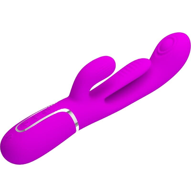 PRETTY LOVE - SHANIA TRIPLE RABBIT VIBRATOR MULTIFUNCTION PINK thumb 3