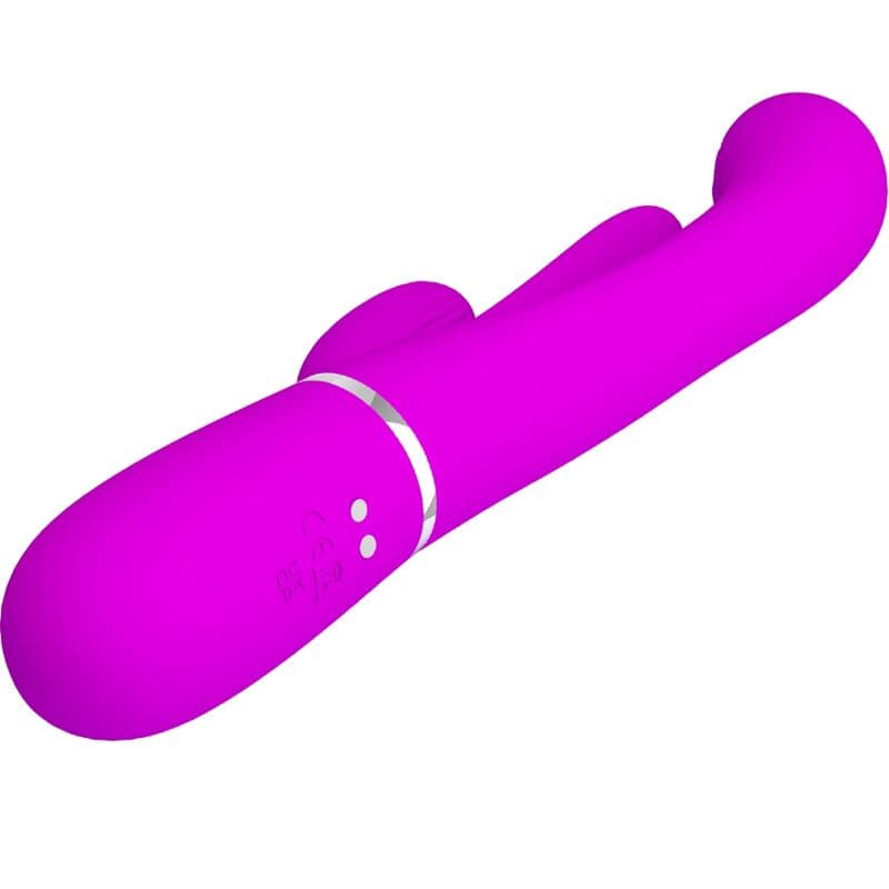PRETTY LOVE - SHANIA TRIPLE RABBIT VIBRATOR MULTIFUNCTION PINK thumb 4